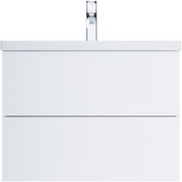 Тумба под раковину AM.PM Gem 75 2 подвесная Белая арт-M90FHX07522WG — фото 1, Тумбы под раковину