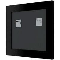 Зеркало Evoform Definite 73х73 в багетной раме - Махагон с орнаментом 50 мм арт-BY 3646 — фото 4, Зеркала в ванную комнату