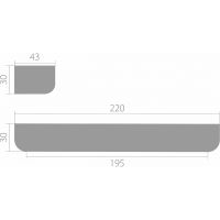 Товар: Дверной декор Ultrawood 220x30x43 мм арт-D 4200 - фото 3 Дверной декор Ultrawood 220x30x43 мм арт-D 4200 — фото 3, Декоративные элементы