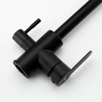 Смеситель для кухни Frap H801 Черный матовый арт-F43801-6 — фото 2, Смесители для кухни