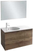 Тумба под раковину Jacob Delafon Odeon Rive Gauche 100 подвесная Дуб табак арт-EB2544-R9-E52 — фото 2, Тумбы под раковину