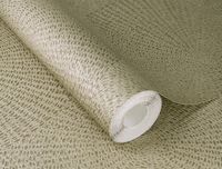 Обои RASCH Ascona Винил на флизелине (1,06*10) Бежевый/Серый, Круги/Рогожка арт-979213 — фото 3, Обои для стен