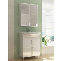 Зеркальный шкаф Vigo Grand 60 Белый арт-zsh.GRA.60 — фото 2, Зеркальные шкафы в ванную