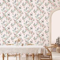 Товар: Обои Andrea Rossi Cheradi Винил на флизелине (1,06*10,05) Голубой/Зеленый, Птицы/Цветы арт-54396-5 - фото 3 Обои Andrea Rossi Cheradi Винил на флизелине (1,06*10,05) Голубой/Зеленый, Птицы/Цветы арт-54396-5 — фото 3, Обои для стен