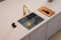 Кухонная мойка Alveus Kombino 50 Monarch Anthracite SAT-90 540x440x195 F/S Антрацит арт-1121284 — фото 3, Кухонные мойки