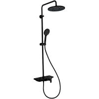 Душевая система Gappo Черная матовая арт-G2495-5 — фото 1, Душевые стойки