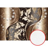 Фреска Ortograf 3D 6663 Фактура бархат FX Флизелин (2,9*2) Коричневый, Абстракция арт-6663 (бархат FX) — фото 1, Фрески