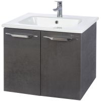 Тумба под раковину Bellezza Луиджи 60 подвесная Серая арт-4639209240427 — фото 1, Тумбы под раковину