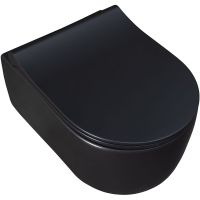 Унитаз Allen Brau Priority подвесной Черный матовый без сиденья арт-4.31002.31 — фото 3, Подвесные унитазы