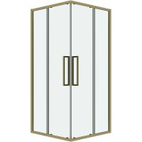 Товар: Душевой уголок Grossman Cosmo 90х90 профиль Золото сатин стекло прозрачное арт-300.K33.02.9090.32.00 - фото 9 Душевой уголок Grossman Cosmo 90х90 профиль Золото сатин стекло прозрачное арт-300.K33.02.9090.32.00 — фото 9, Квадратные душевые уголки