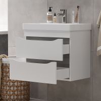 Тумба под раковину Volna Lake 60.2Y подвесная Белая арт-tpLAKE60.2Y-01 — фото 4, Тумбы под раковину