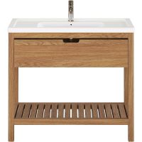 Тумба под раковину Creto Provence Family 100 Wood арт-9-1118WF — фото 1, Тумбы под раковину