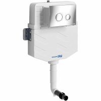 Смывной бачок WasserKRAFT Aller для унитаза с клавишей смыва Хром арт-10TLT.031.ME.CH01 — фото 1, Смывные бачки скрытого монтажа