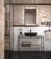 Зеркало Kerama Marazzi Plaza Next 60 PL.N.mi.P.60\BLK с подсветкой Черное матовое с сенсорным выключателем арт-PL.N.mi.P.60\BLK — фото 5, Зеркала в ванную комнату