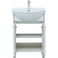 Тумба с раковиной Aquanet Донна 60 Белый дуб Белая арт-298579 — фото 5, Тумбы с раковиной