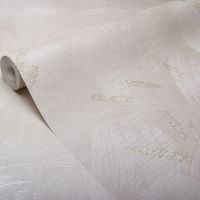 Обои Accento Reeds Винил на флизелине (1,06*10,05) Бежевый/Золото, Листья арт-285036 — фото 3, Обои для стен