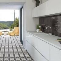 Керамическая плитка Vives Ceramica Javea AB|C Negro настенная 8х31,5 см арт-32595 — фото 2, Керамическая плитка