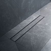 Душевой лоток AM.PM PrimeFlow 60 с Черной матовой решеткой / под плитку Tile арт-W02SC-U11-060-04BM — фото 11, Душевые лотки