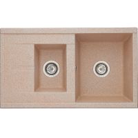 Кухонная мойка Aquaton Делия 87 Песочная арт-1A716232DE220 — фото 1, Кухонные мойки