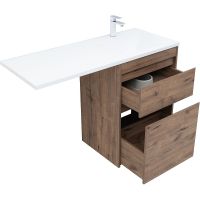 Тумба под раковину Aquanet Токио 120 Дуб веллингтон арт-333648 — фото 3, Тумбы под раковину