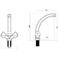 Товар: Смеситель для кухни Orange OneLife Хром арт-P03-001cr - фото 11 Смеситель для кухни Orange OneLife Хром арт-P03-001cr — фото 11, Смесители для кухни