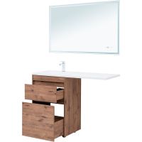 Тумба с раковиной Aquanet Токио 120 L Дуб веллингтон арт-335587 — фото 8, Тумбы с раковиной