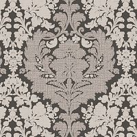 Обои Alessandro Allori Barbara Винил на флизелине (1,06*10,05) Черный, Дамаск арт-2610-6 — фото 1, Обои для стен