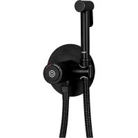 Гигиенический душ со смесителем Gappo с термостатом Черный матовый арт-G7288-6 — фото 1, Гигиенические души