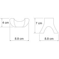 Товар: Двойной крючок WasserKRAFT Berkel Хром арт-K-6823D - фото 3 Двойной крючок WasserKRAFT Berkel Хром арт-K-6823D — фото 3, Крючки для полотенец