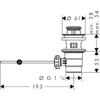 Смеситель для раковины Hansgrohe Vernis Shape Хром арт-71560000 — фото 4, Смесители для раковины