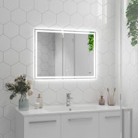 Зеркало Reflection Pretty 800x600 с подсветкой с сенсорным выключателем и диммером арт-RF5121PR — фото 6, Зеркала в ванную комнату