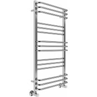 Водяной полотенцесушитель Terminus Соренто П15 500х1000 Хром, нижнее подключение, G 1/2" ВР, с комплектом вентилей арт-4670078530844 — фото 1, Водяные полотенцесушители