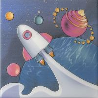 Керамический декор Kerama Marazzi Космос 1 VT\A379\5009 20х20 см арт-VT\A379\5009 — фото 1, Керамическая плитка