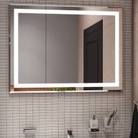 Зеркало Континент Торрес Люкс 800x600 с подсветкой с механическим выключателем арт-ЗЛП158 — фото 2, Зеркала в ванную комнату