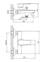 Смеситель для ванны Orange Sofi 2.0 Хром арт-M46-100cr — фото 8, Смеситель для ванны