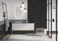 Керамическая плитка Cersanit Evolution рельеф черный настенная 20х44 см арт-EVG232 — фото 2, Керамическая плитка