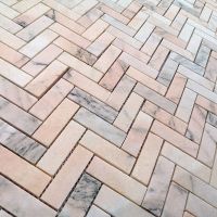 Мозаика Caramelle mosaic Pietrine 7 мм Rosa Salmone POL fish 28,2x31,7 см арт-00-00003779 — фото 2, Мозаика