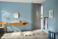 Смеситель для душа Hansgrohe Ecostat E с термостатом Хром арт-15773000 — фото 4, Смеситель для душа