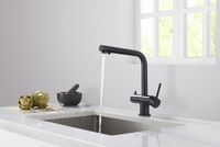 Товар: Смеситель для кухни Timo Saona Черный матовый арт-2396/03F - фото 3 Смеситель для кухни Timo Saona Черный матовый арт-2396/03F — фото 3, Смесители для кухни