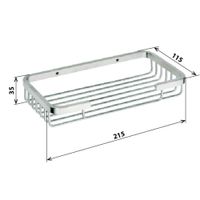 Товар: Полка корзина Bemeta Cytro Хром арт-104308072 - фото 2 Полка корзина Bemeta Cytro Хром арт-104308072 — фото 2, Полки для ванной и душа