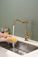 Товар: Смеситель для кухни Paulmark Retro Золото арт-Re213226-G - фото 5 Смеситель для кухни Paulmark Retro Золото арт-Re213226-G — фото 5, Смесители для кухни