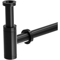 Сифон для раковины SantiLine Черный матовый арт-SL-115 — фото 1, Сифоны для раковины