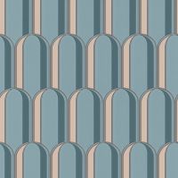 Обои Lutece Les Essentiels Винил на флизелине (0,53*10,05) Голубой/Розовый, Абстракция/Геометрия арт-11211301 — фото 1, Обои для стен