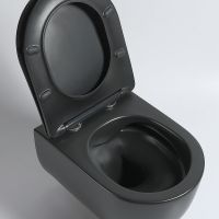 Унитаз Vincea Evo подвесной Черный матовый с сиденьем Микролифт арт-VT1-34SMB — фото 5, Подвесные унитазы