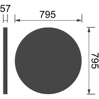 Розетка потолочная Перфект 795x52x795 мм арт-B3004 — фото 3, Розетки потолочные