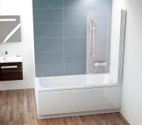 Товар: Шторка на ванну Ravak Chrome CVS1 80 R профиль Сатин стекло Transparent арт-7QR40U00Z1 - фото 2 Шторка на ванну Ravak Chrome CVS1 80 R профиль Сатин стекло Transparent арт-7QR40U00Z1 — фото 2, Шторки для ванной распашные