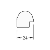 Зеркало Evoform Definite 77х57 в багетной раме - Золотой бамбук 24 мм арт-BY 0643 — фото 5, Зеркала в ванную комнату