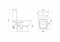 Товар: Унитаз компакт Santek Нео Лайт 1.WH30.2.408 с бачком и сиденьем арт-1WH302408 - фото 7 Унитаз компакт Santek Нео Лайт 1.WH30.2.408 с бачком и сиденьем арт-1WH302408 — фото 7, Напольные унитазы