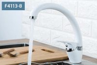 Смеситель для кухни Frap Белый арт-F4113-8 — фото 4, Смесители для кухни