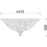Потолочный светильник Maytoni Ceiling Wall Pascal Белый Золото арт-C908-CL-04-W — фото 3, Накладные светильники